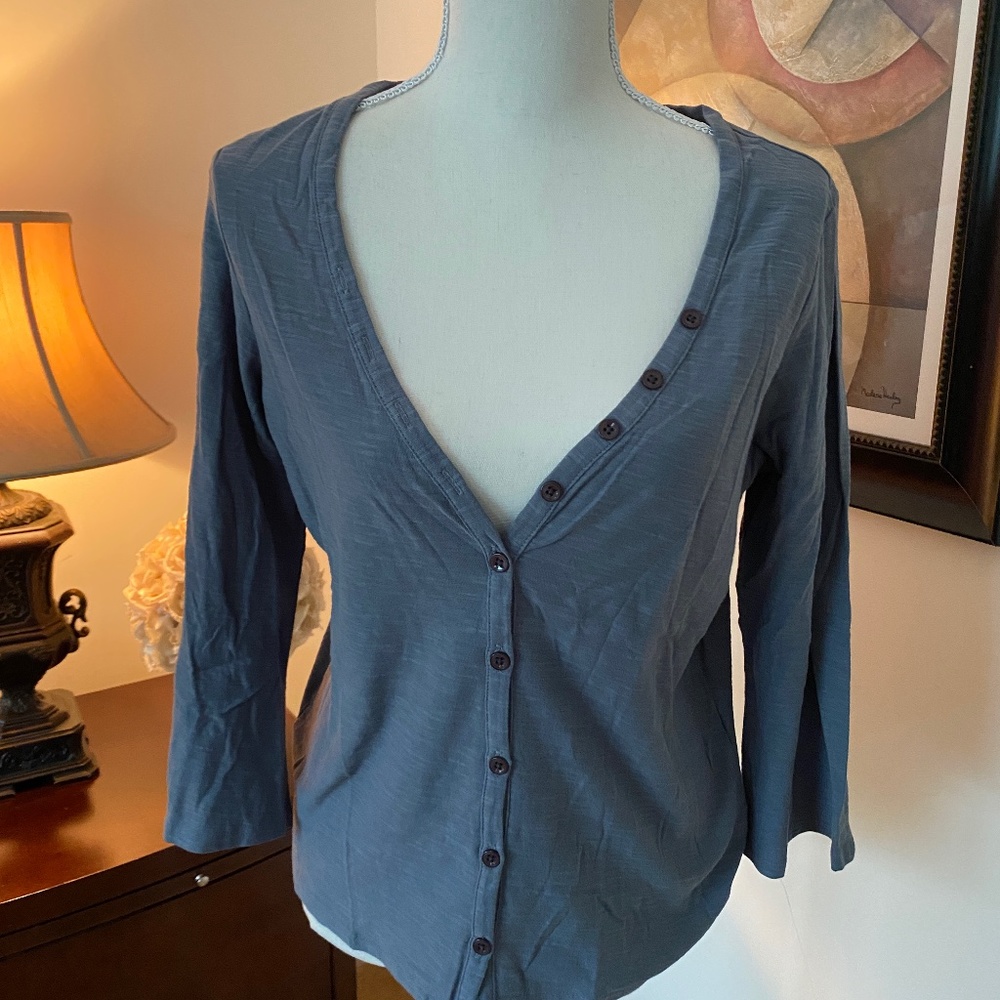 J.Jill Womans 3/4 length sleeves shirt